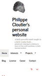 Mobile Screenshot of philippecloutier.com